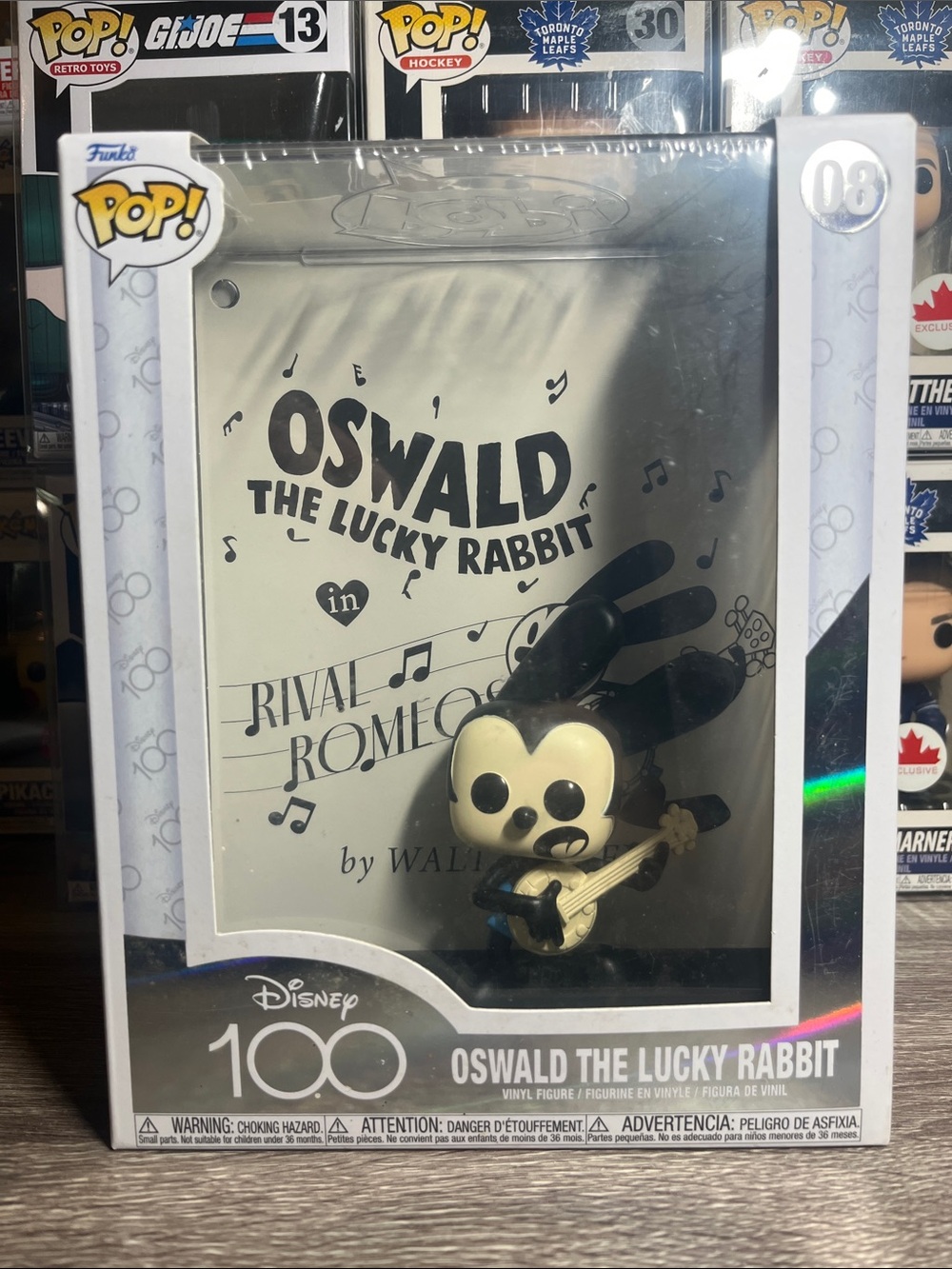 Funko Oswald The Lucky Rabbit Black and Cream Vinyl Figure